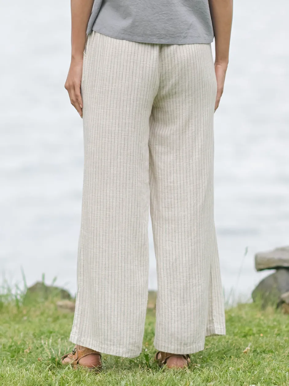 Coastal Stripe Pant - Navy