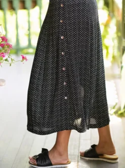 Cobblestone Skirt - Black