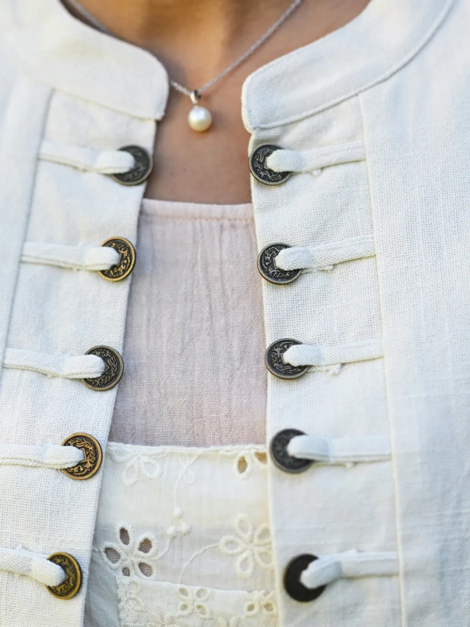 Coin Jacket - Ecru