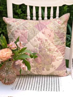 Cottage Patchwork Cushion Cover - Amethyst