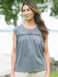Cottage T-Shirt - Charcoal