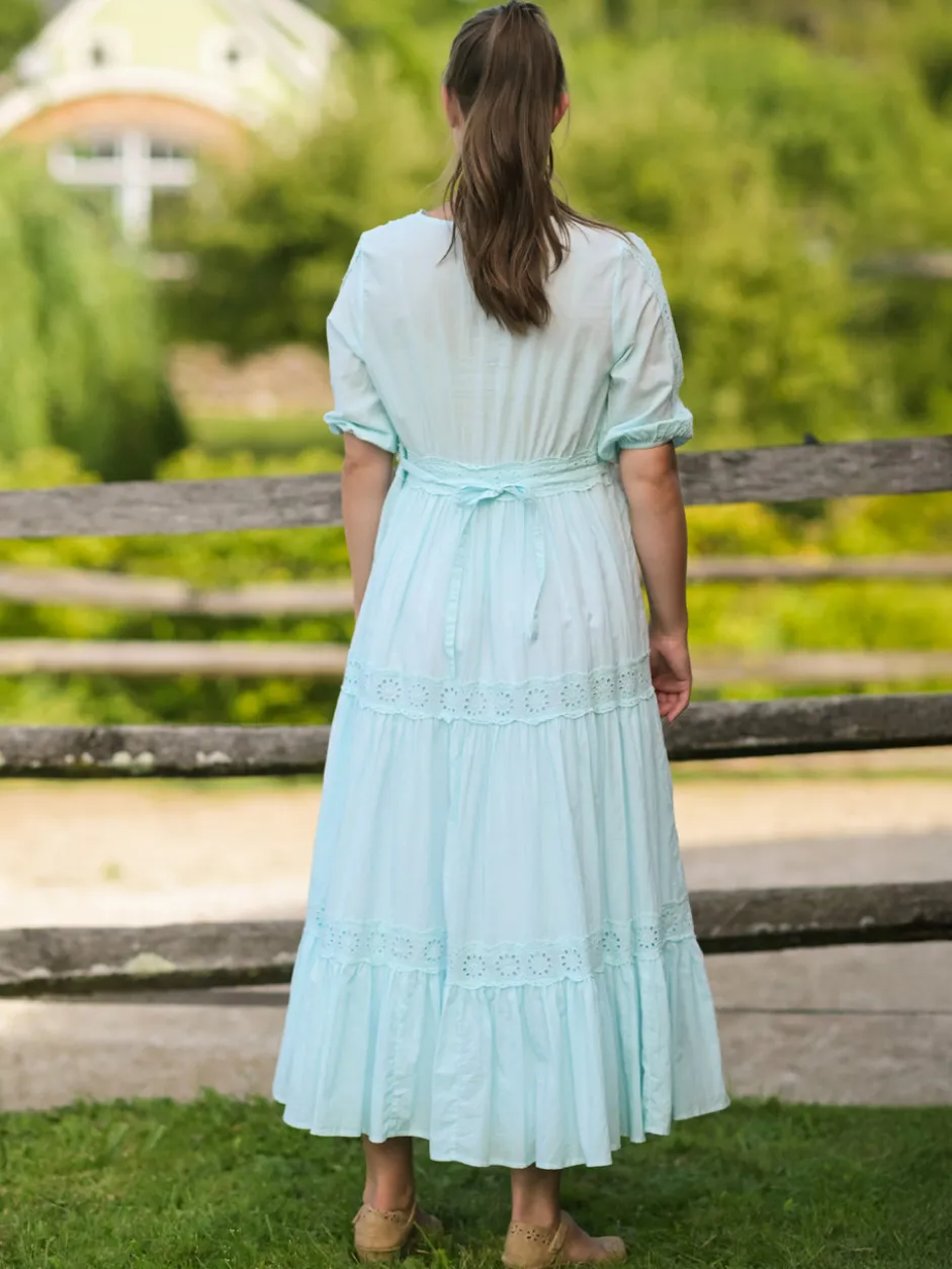 Countryside Prairie Dress - Soft Aqua