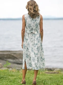 Dancing Rose Porch Dress - Ecru