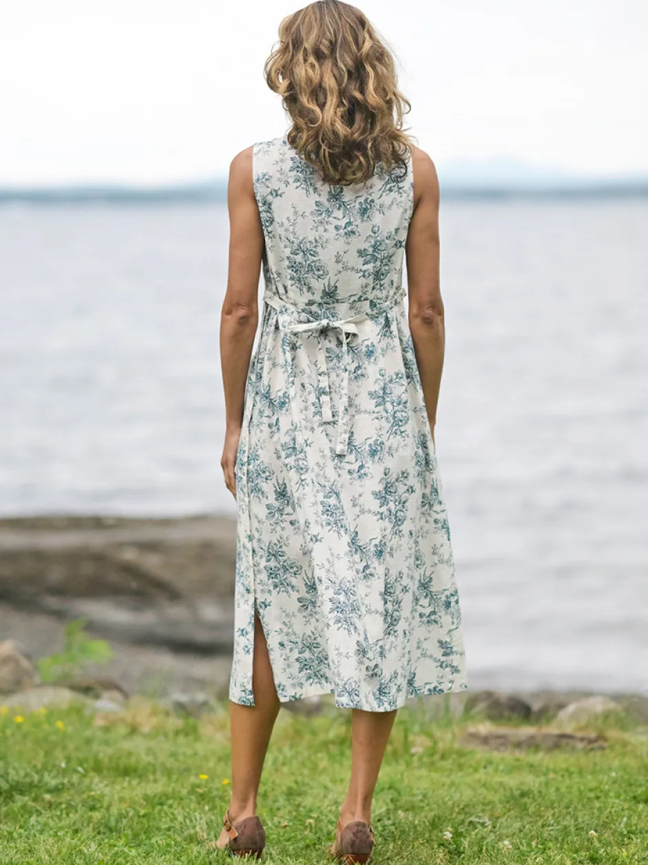 Dancing Rose Porch Dress - Ecru
