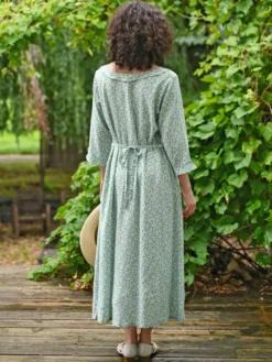 Daphne Tea Dress - Powder Blue