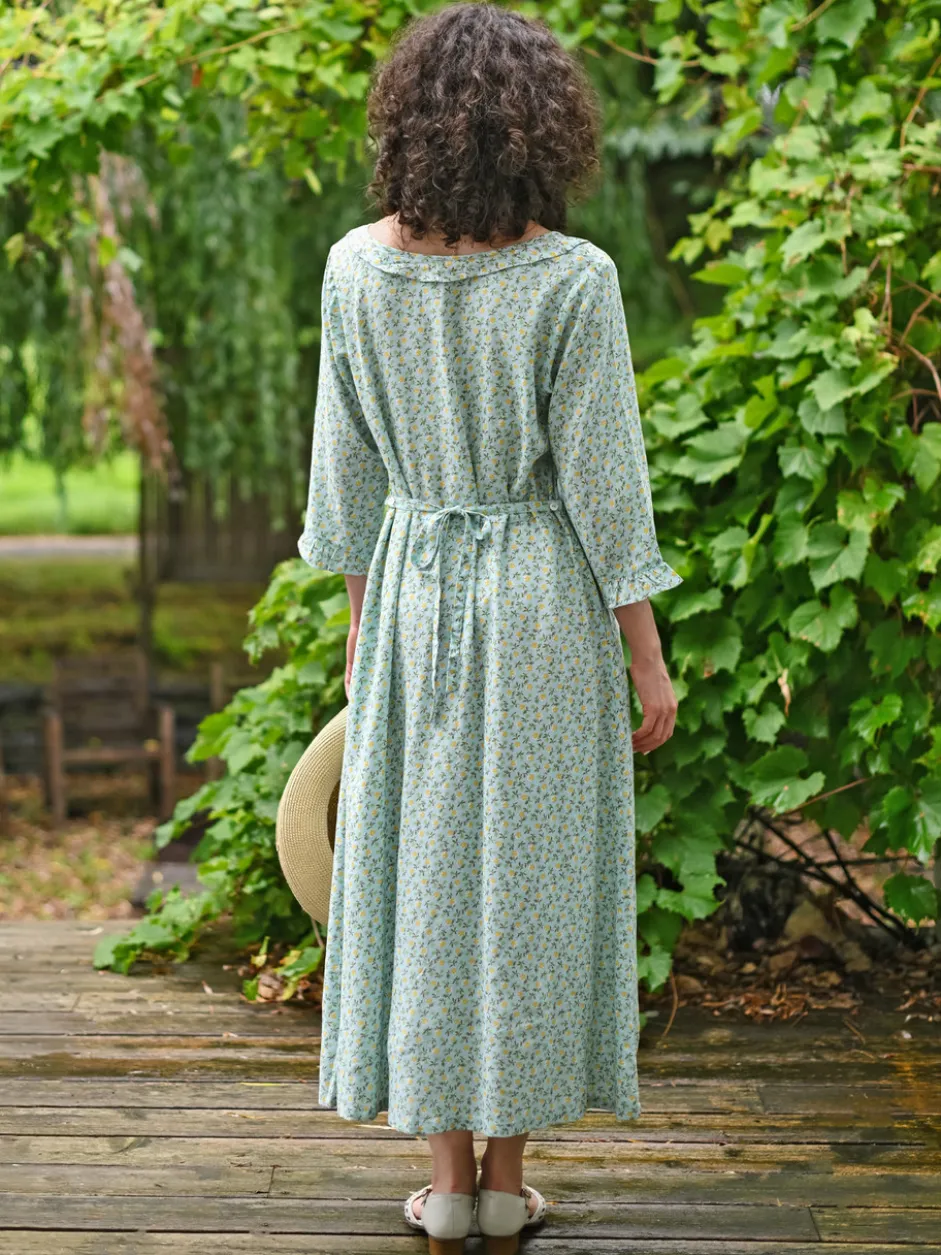 Daphne Tea Dress - Powder Blue