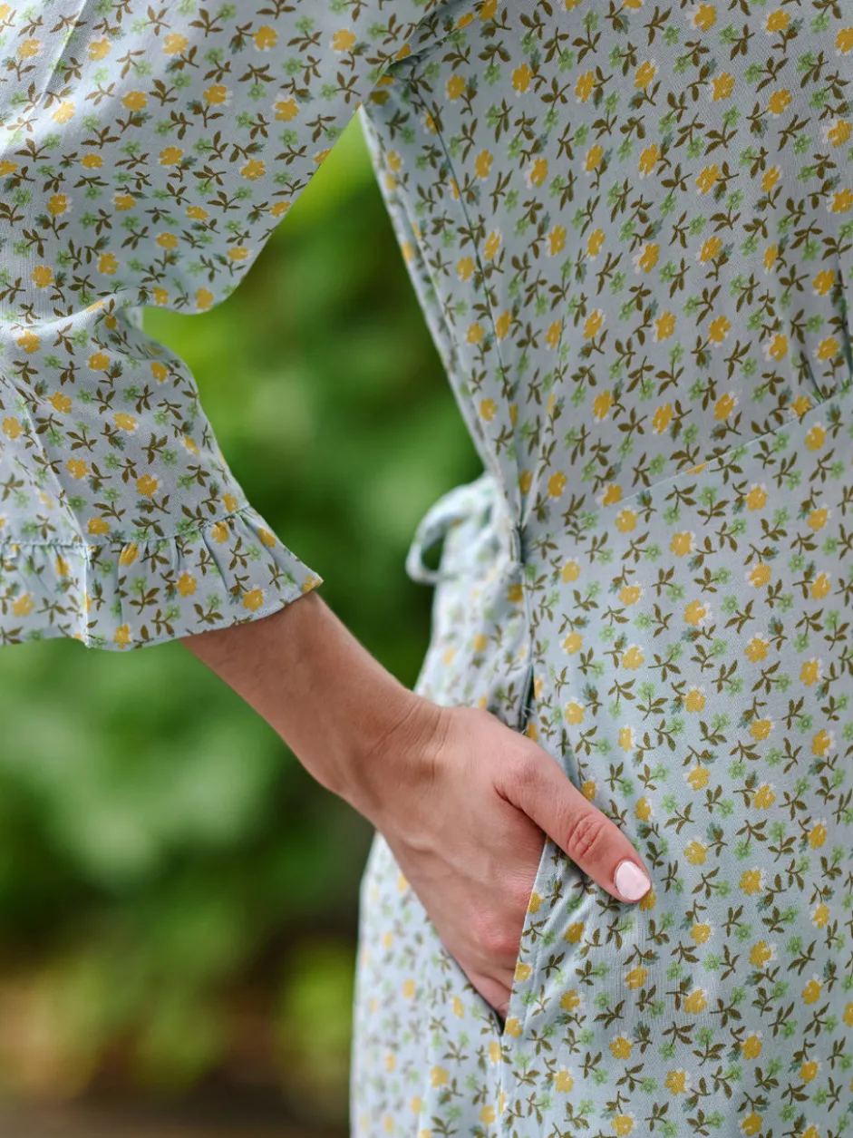 Daphne Tea Dress - Powder Blue