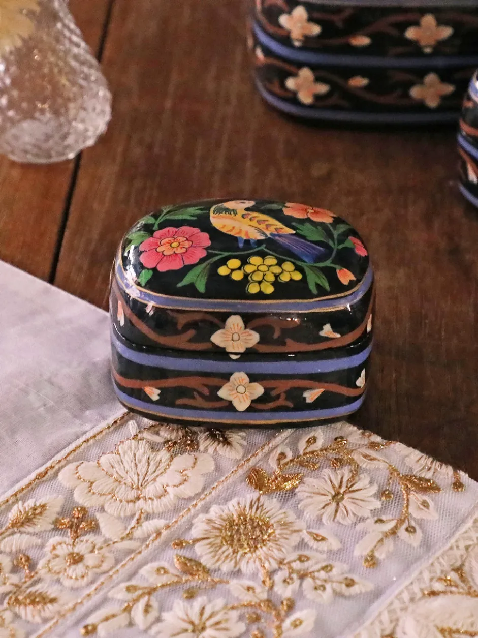 Darjeeling Trinket Box Small - Black