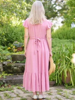 Debutante Dress - Dark Rose