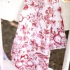 Delicate Blossom Napkin Set of 4 - Red