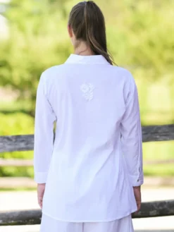 Delphinium Tunic - White