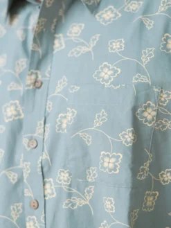 Drifting Vine Shirt - Smoke Blue