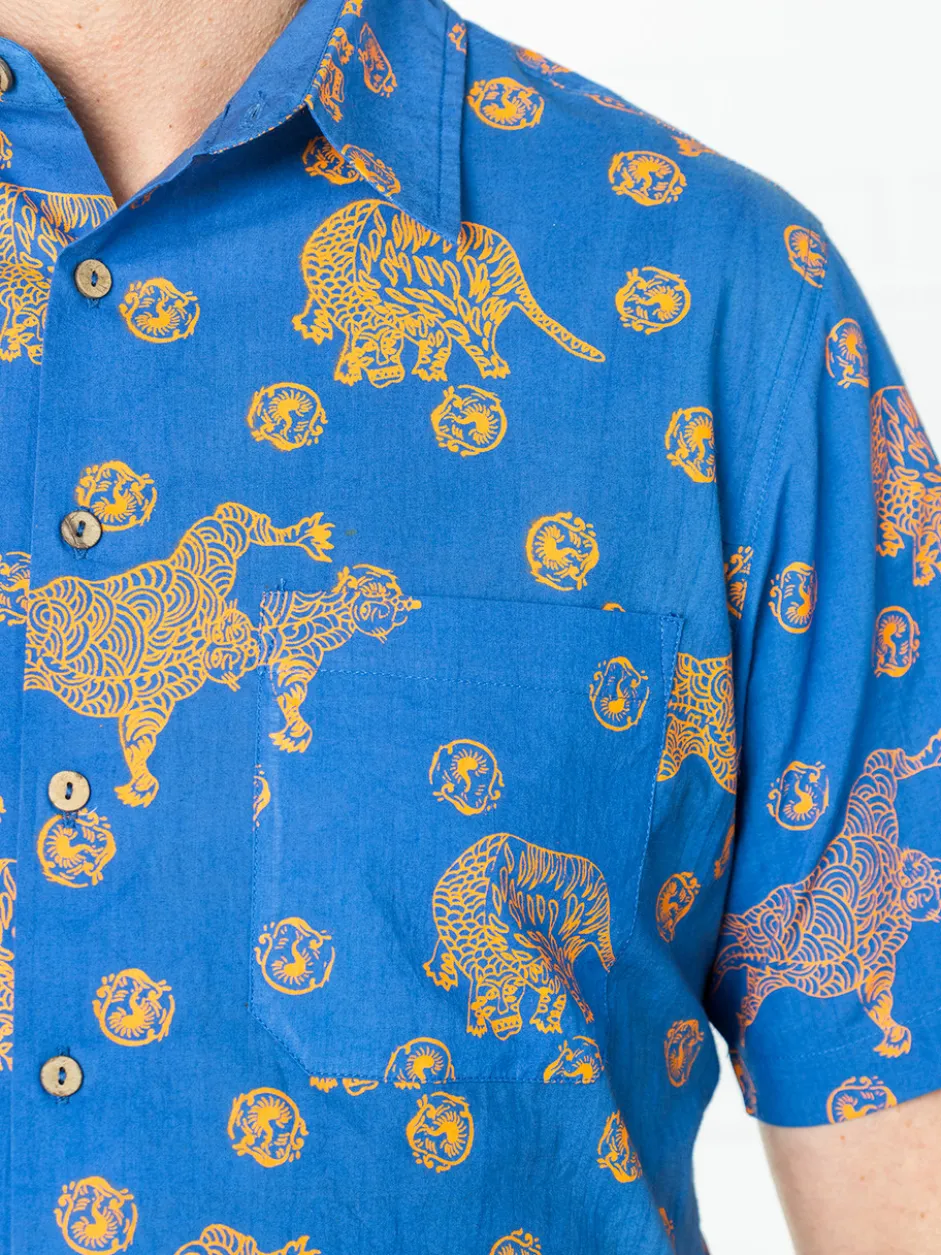Electric Tiger Shirt - Blue