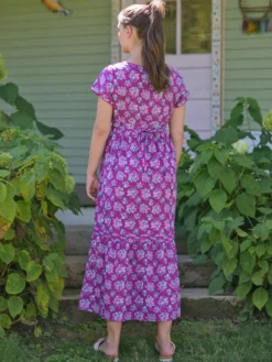 Elizabeth's Garden Hostess Dress - Purple Orchid