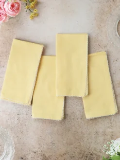 Essential Cottage Napkin Set of 4 - Yellow