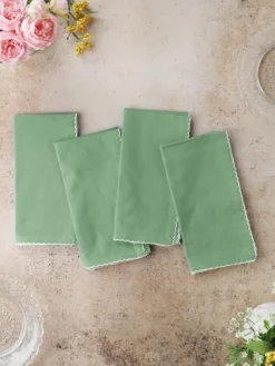 Essential Cottage Napkin Set of 4 - Sage