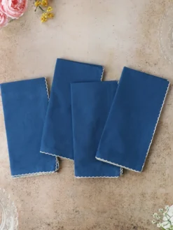 Essential Cottage Napkin Set of 4 - Blue