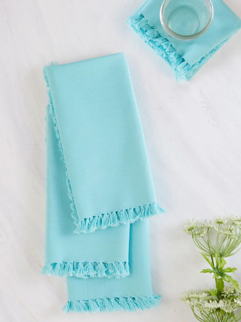 Essential Napkin Set of 4 - Aqua