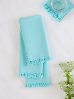 Essential Napkin Set of 4 - Aqua