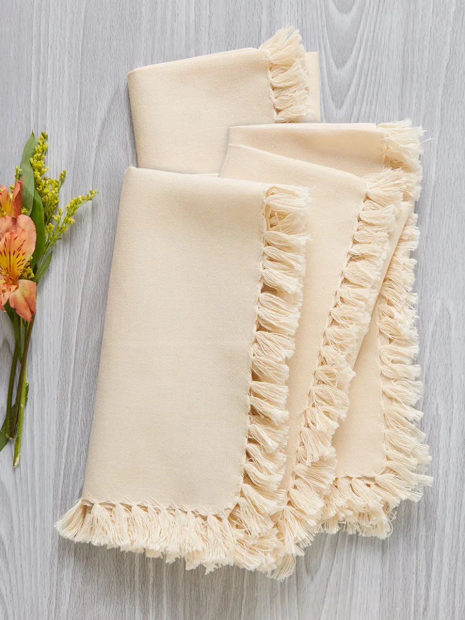 Essential Napkin Set of 4 - Ecru