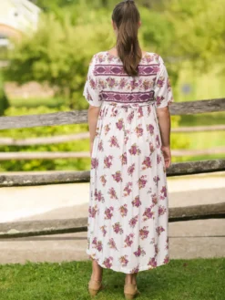 Estella Porch Dress - Purple