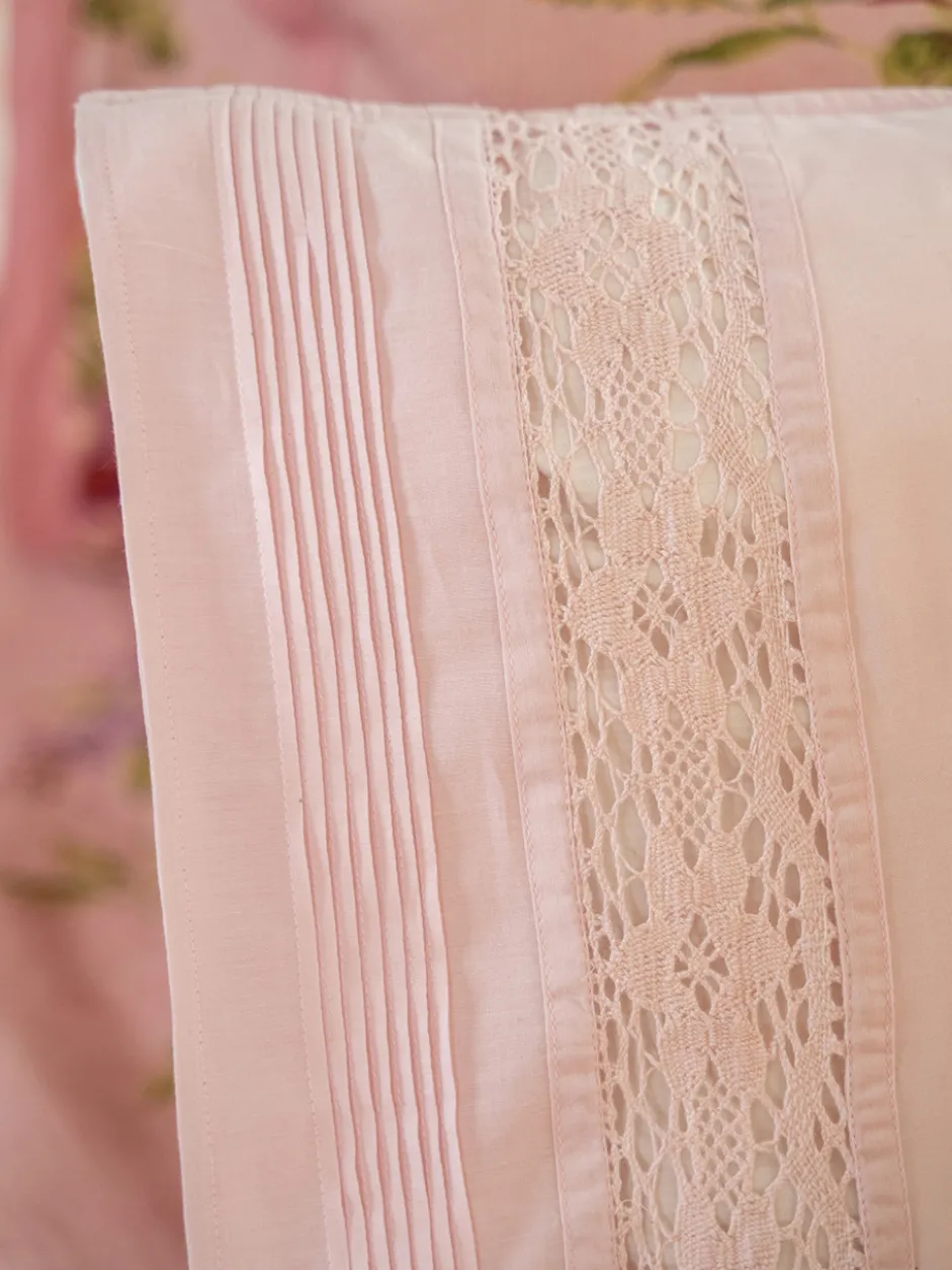 Evangeline Pillowcase Set of 2 - Soft Rose