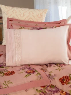 Evangeline Pillowcase Set of 2 - Soft Rose