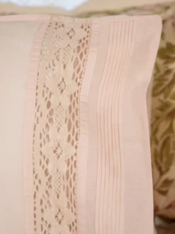 Evangeline Pillowcase Set of 2 - Peach Fuzz