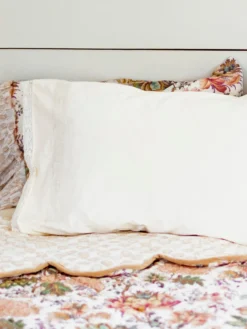 Evie Pillowcase - Ecru