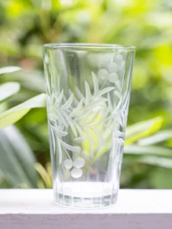 Fleur Drinking Glass Set of 4