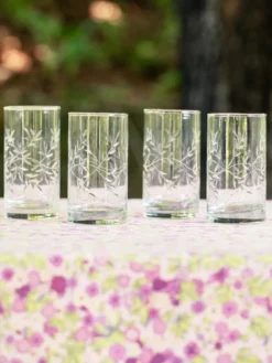 Fleur Juice Glasses Set of 4