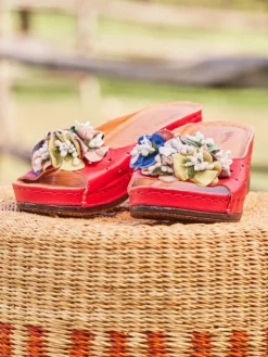 Flowerchild Sandal - Red
