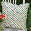 Friendship Quilt Patchwork Cushion Cover - Bright