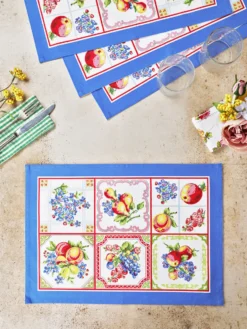 Fruit Basket Placemat Set of 4 - Multi