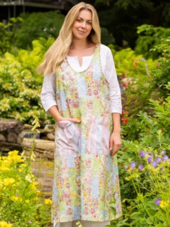 Garden Collage Apron - Pastel
