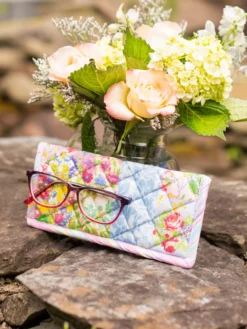 Garden Collage Eyeglass Case - Pastel