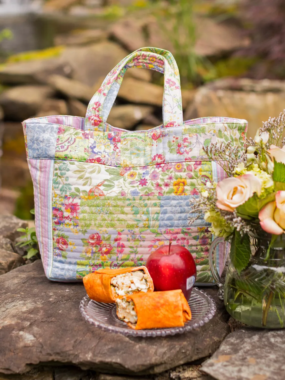 Garden Collage Lunch Bag - Pastel