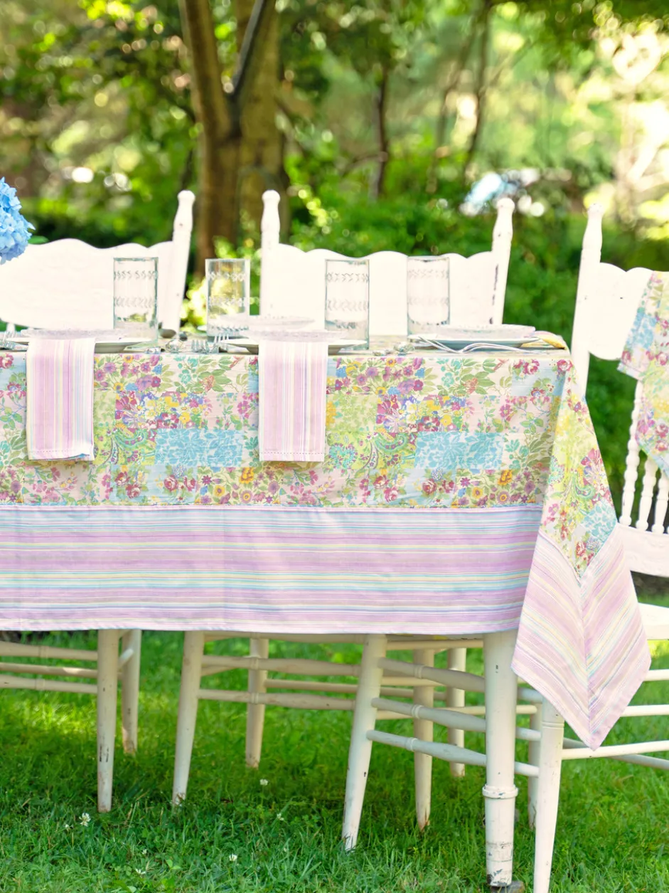 Garden Collage Tablecloth - Pastel