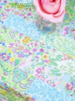 Garden Collage Tablecloth - Pastel