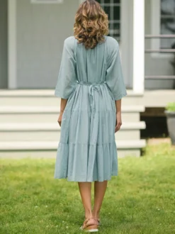 Gemstone Dress - Soft Teal