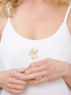 Genuine Jess Slip - White