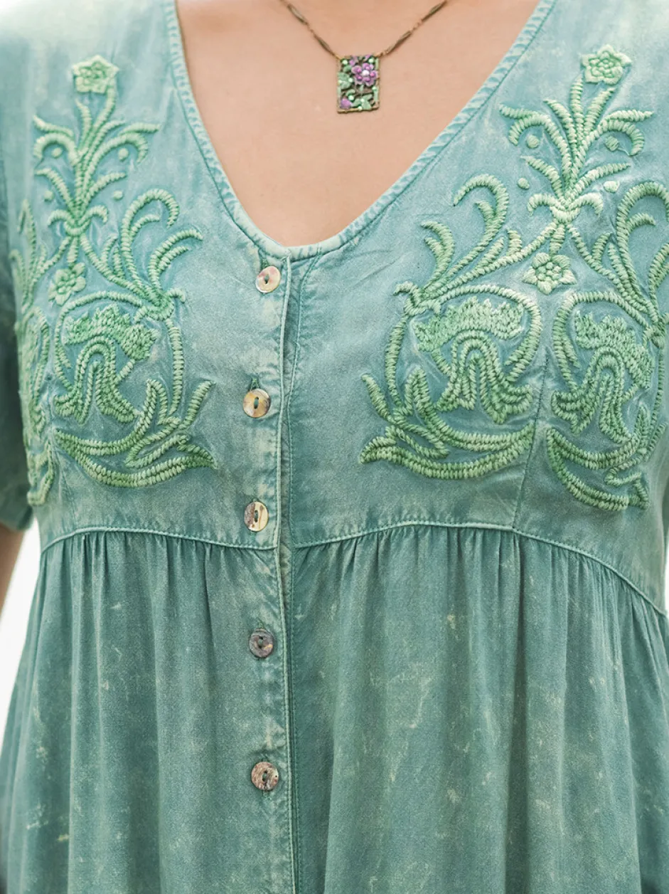 Genuinely Jess Jumpsuit - Sunwashed Green