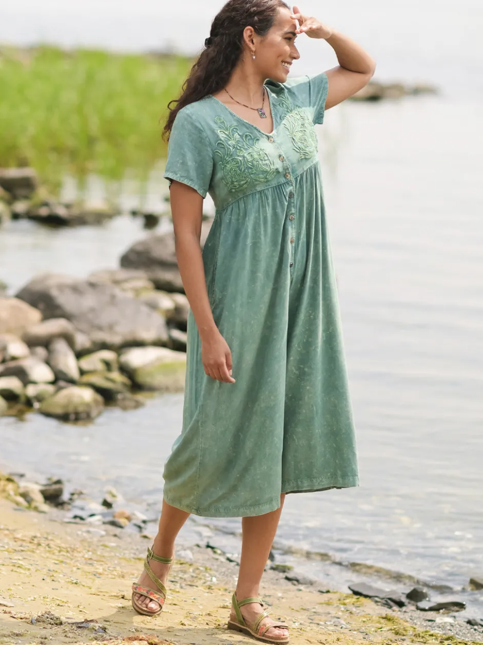 Genuinely Jess Jumpsuit - Sunwashed Green