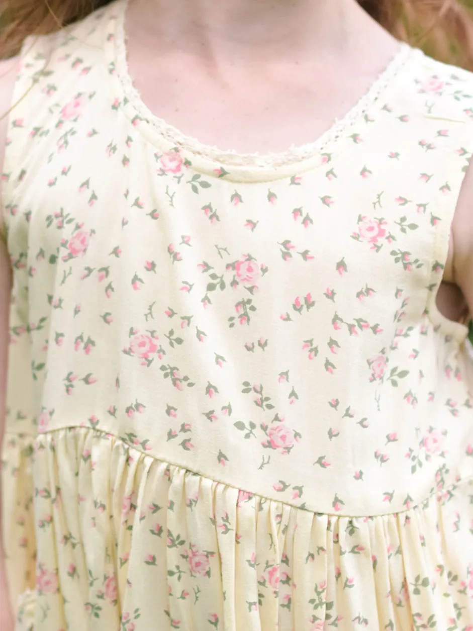 Hailey Kids Dress - Cream