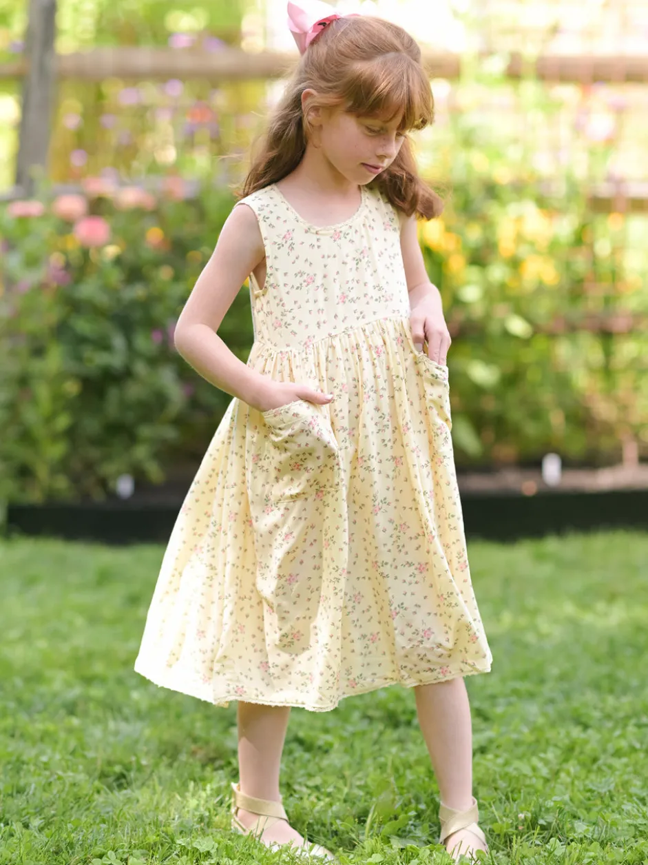 Hailey Kids Dress - Cream