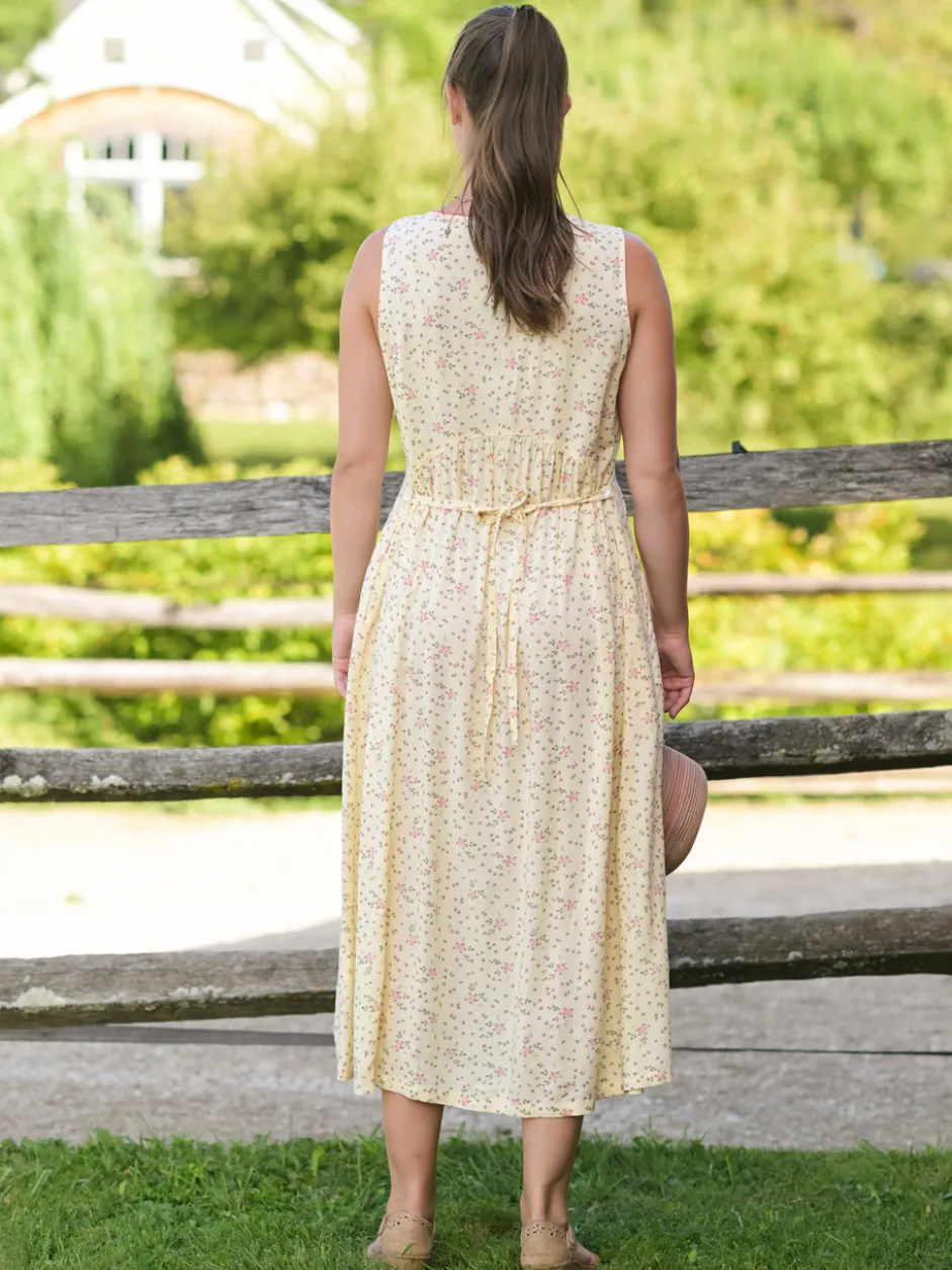 Hailey Pinafore Dress - Cream