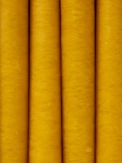 Hand Dipped Candles Set of 4 - Harvest Gold