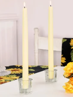 Hand Dipped Candles Set of 4 - Parchment