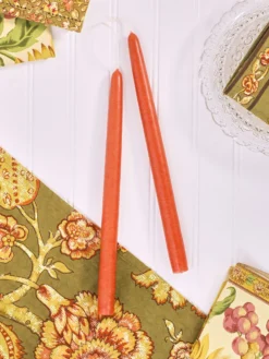Hand Dipped Candles Set of 4 - Terracotta
