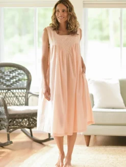Heirloom Nighty - Powder Peach